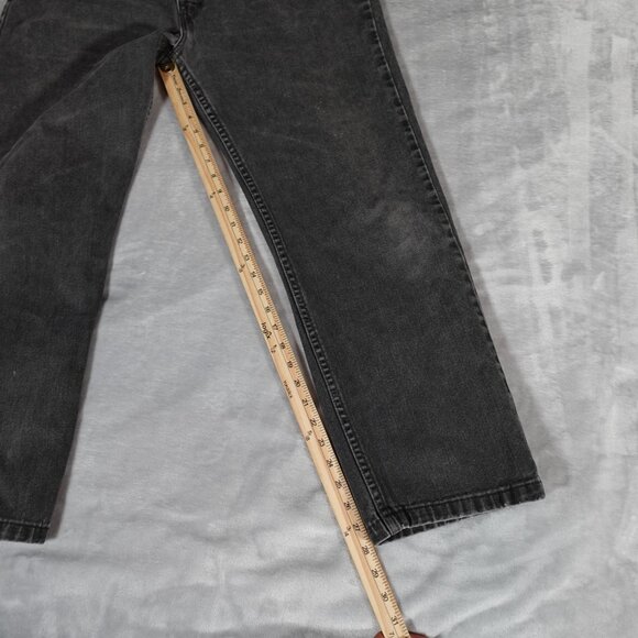 Vintage Levis 505 Regular Straight Leg Jeans Mens 34x28 (Tagged 38x32) Faded - Picture 14 of 16